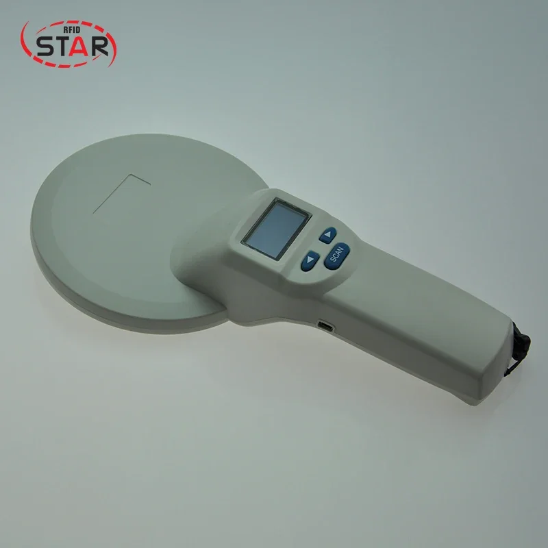 Fdx-b 134,2 KHz rfid escáner de microchip para mascotas lector de mano para animales Iso11785 con pantalla OLED de alta luminosidad envío gratis