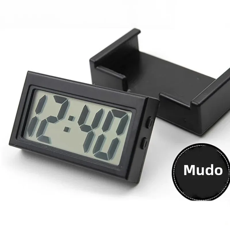 Mini relógio de mesa portátil data 12h exibição tempo ag10 alimentado por bateria relógio eletrônico lcd para viagem carro quarto decoração casa