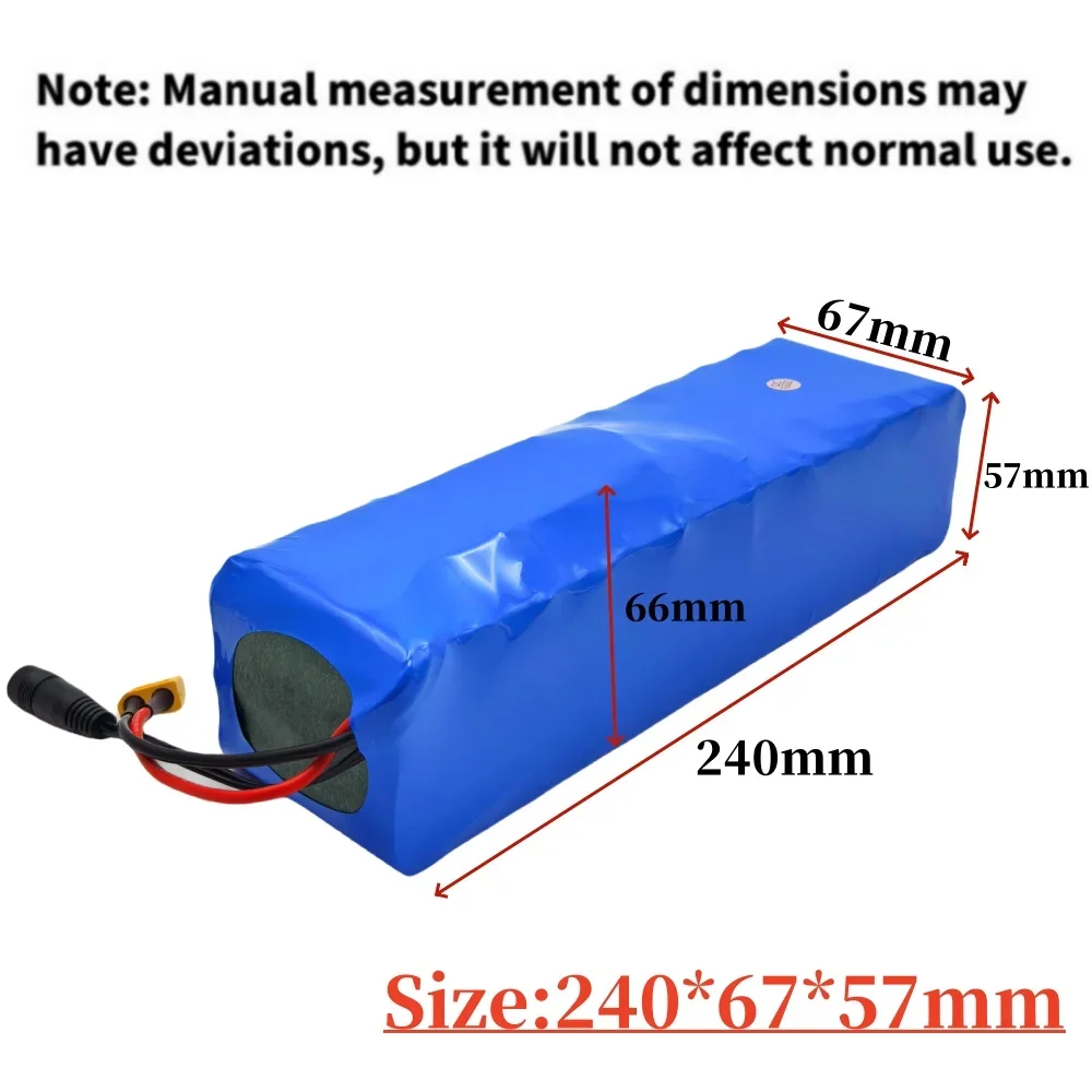 リチウムイオン電池,BMS強化,電動スクーター用,54.6V,48V, 10.5Ah, 1000W,13s3p