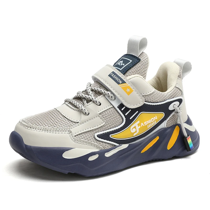 Kinder Turnschuhe Freizeitschuhe für Jungen Leder Bequeme hochwertige Laufsport Kinder Mädchen Flache Schuhe