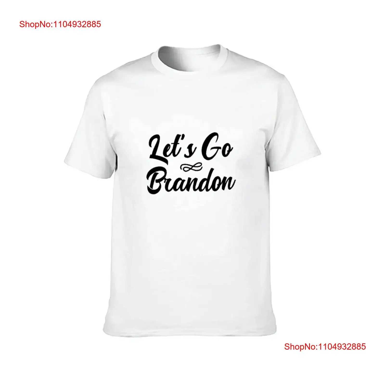 

Футболка Let's Go Brandon, винтажная стираная удобная дизайнерская одежда, модная мужская унисекс, дышащая, слегка с рисунком