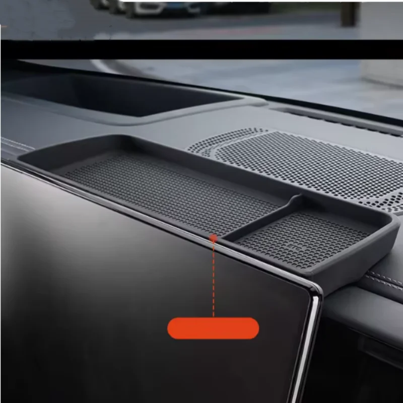 For BYD Leopard 5 2023 2024 Car Styling Center Screen Storage Box Dashboard Organizer Place Holder Tissue Box Auto Accessories