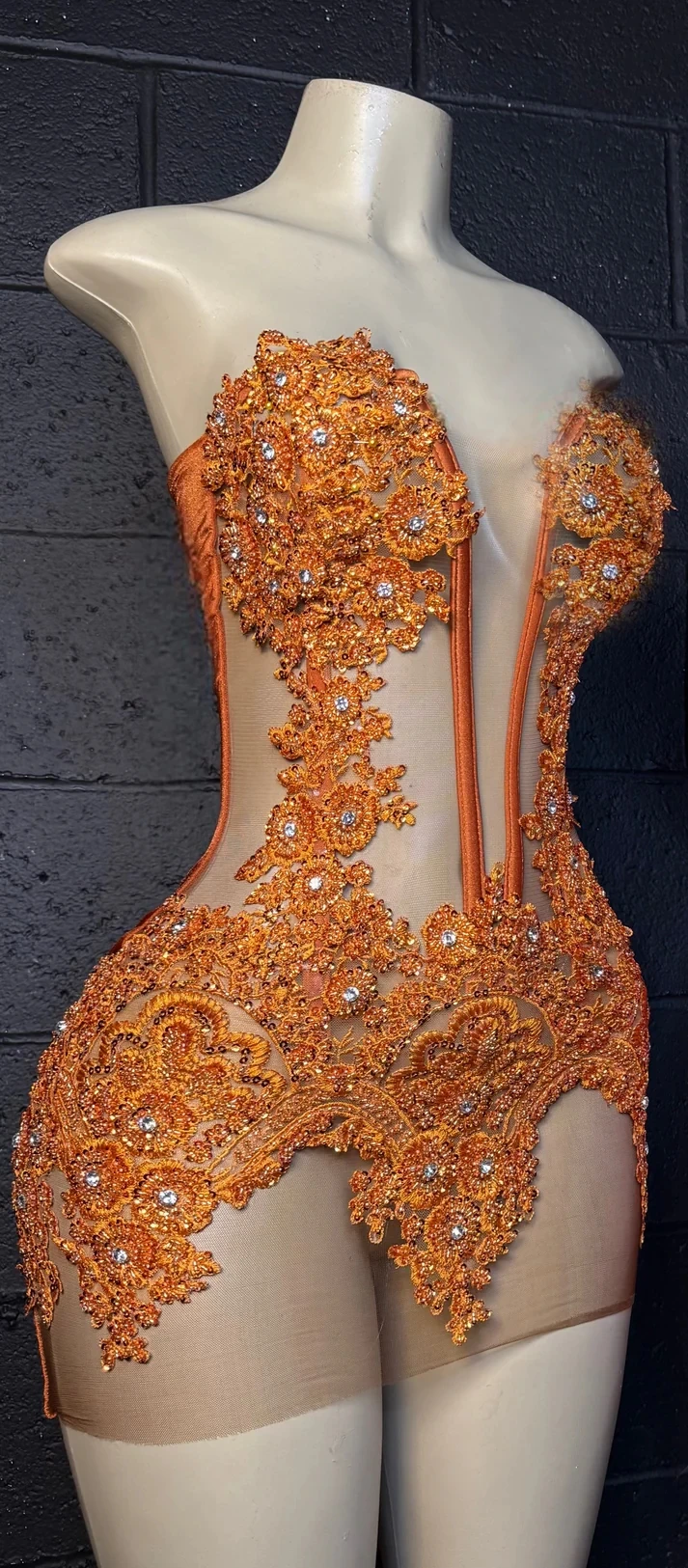 Orange Short Prom Dresses For Black Girls Appliques Beaded African American Birthday Party Dresses Homecoming Cocktail Dresses