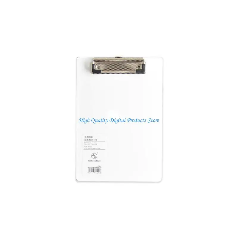 U2JE Simple Notepad Memo Pad Board Clip Loose-leaf Notebook File Writing Clamps Office School Supplies