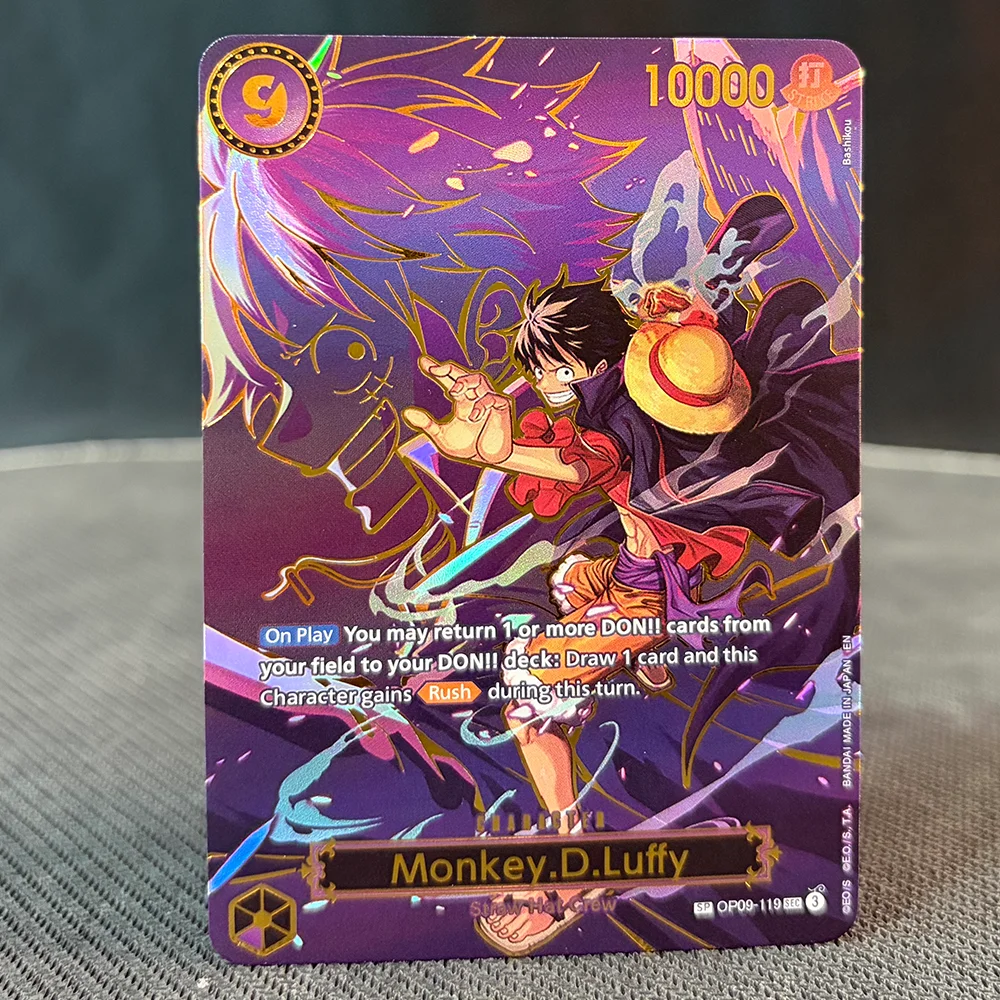 OPCG SP Goldprägung Buggy Perona Mihawk Sabo Ace Luffy Zoro-juurou Sanji Newgate Nami Hancock Hiyori ONE PIECE Proxy-Karten