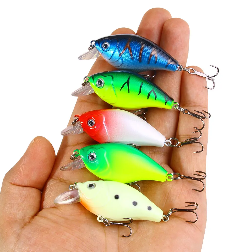 Señuelo Crankbait artificial duro para lucio con anzuelos triples - imagen 3