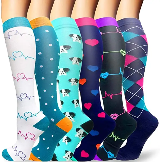 New Compression Stockings Varicose Veins Socks For Women Men Leg Pressure Nursing Socks Outdoor Running Cycling Compress Socks