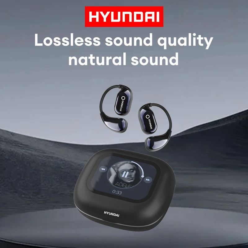 Choice HYUNDAI HY-Q18 PRO Open Ear AI Bluetooth 5.4 Earphones Wireless Headphones language Face to Face interpretation For Work