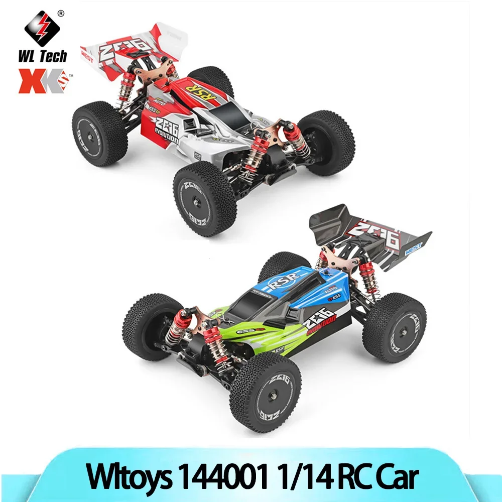 

Wltoys 1/14 144001 Высокоскоростной внедорожный радиоуправляемый автомобиль 2,4G 4WD Металлическое шасси Амортизация 65 кмH Drift RTR Модель автомобиля