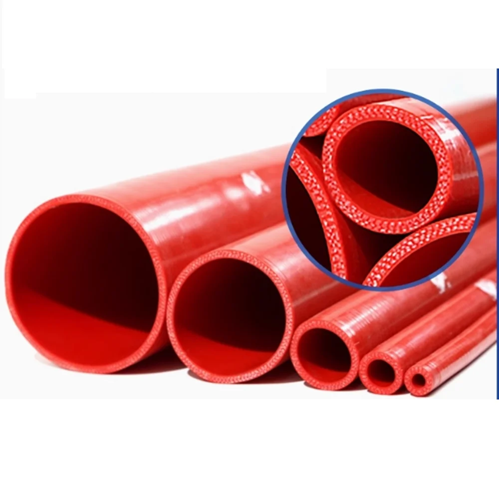 Laminated silicone hose, automotive water tank pipe, high temperature, high pressure, explosion-proof, customizable