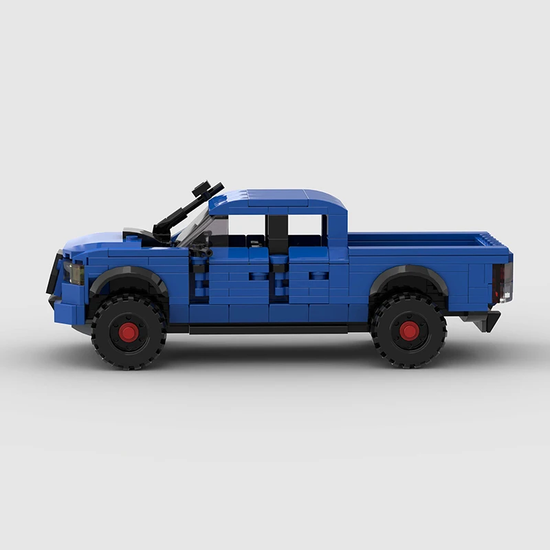 MOC Pickup Truck Rennwagen Stadt Sport SUV Bausteine Ziegel Racer Geländewagen Technik Kinderspielzeug