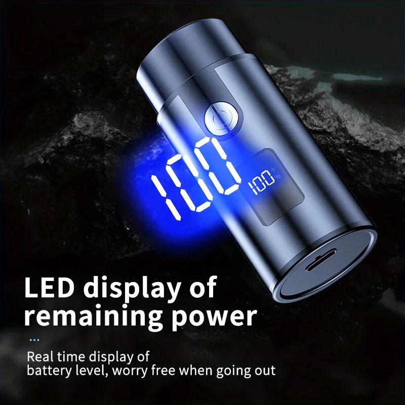 เครื่องโกนหนวดดิจิตอล, มีดโกนหนวดเคราไฟฟ้าขนาดเล็กแบบพกพา, มีดโกนหนวด, รุ่นแบบชาร์จไฟได้