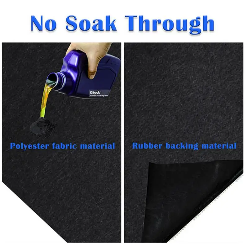 2024Car Maintenance Mat Oil Felt Proof Protective Waterproof Garage Mat Reusable Oil Spill Mat Garage Floor Mat car tools