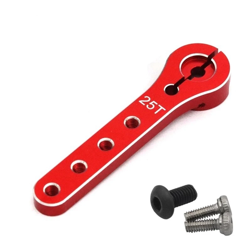 HOT-56Mm 25T Metal Servo Arm Extension Servo Horn For 1/10 RC Crawler Car Boat Futaba HSP Wltoys Axial SCX10 Traxxas Parts