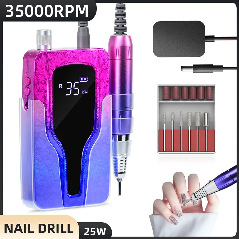 

Nail Drill Machine Electric Manicure Machine For Gel Polishing Professional Electric Manicure Drill Nails Accessories And Tools