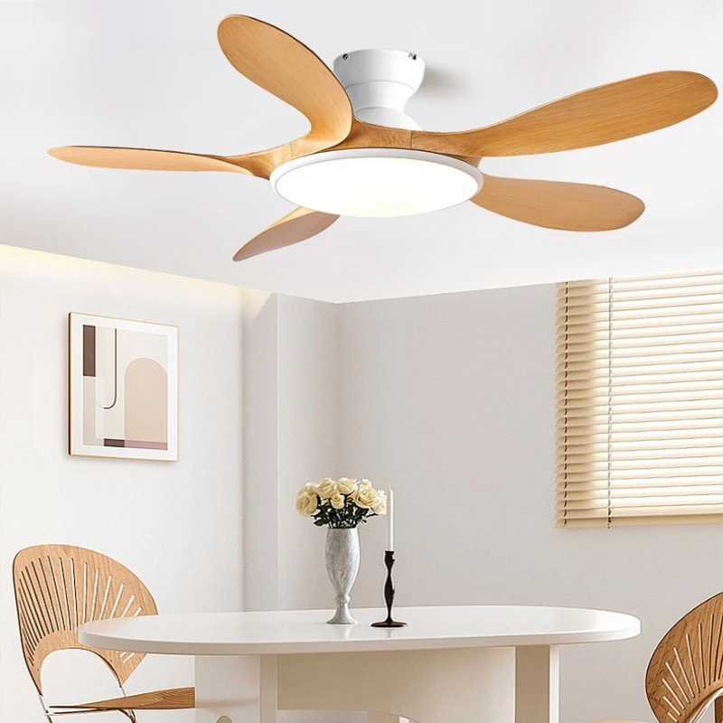 Modern Full Spectrum Ceiling Fan Light Remote Control Frequency Conversion Ventilator Lamps Living Room Decoration Light Fixture