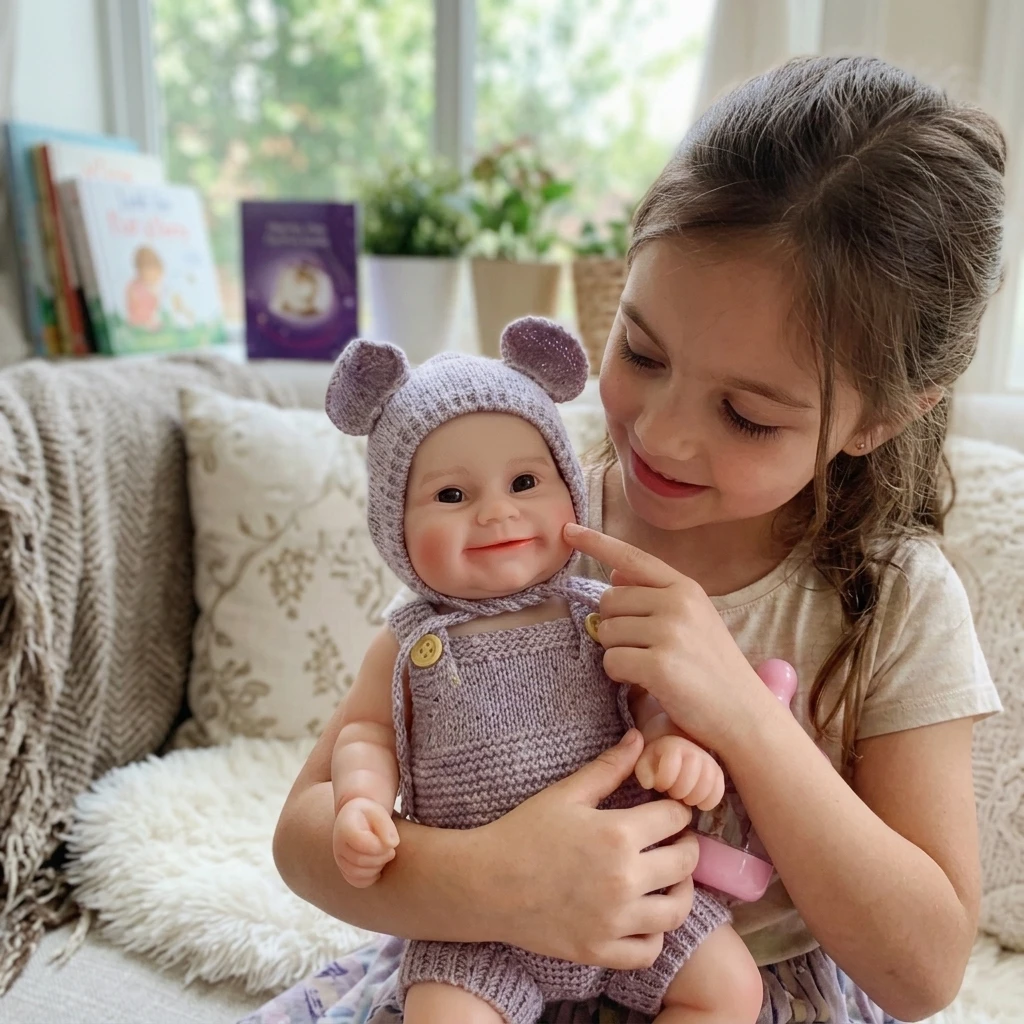 13 Zoll Glatzköpfige Reborn-Ba – Kids Toys New Born Bewertung und Preis