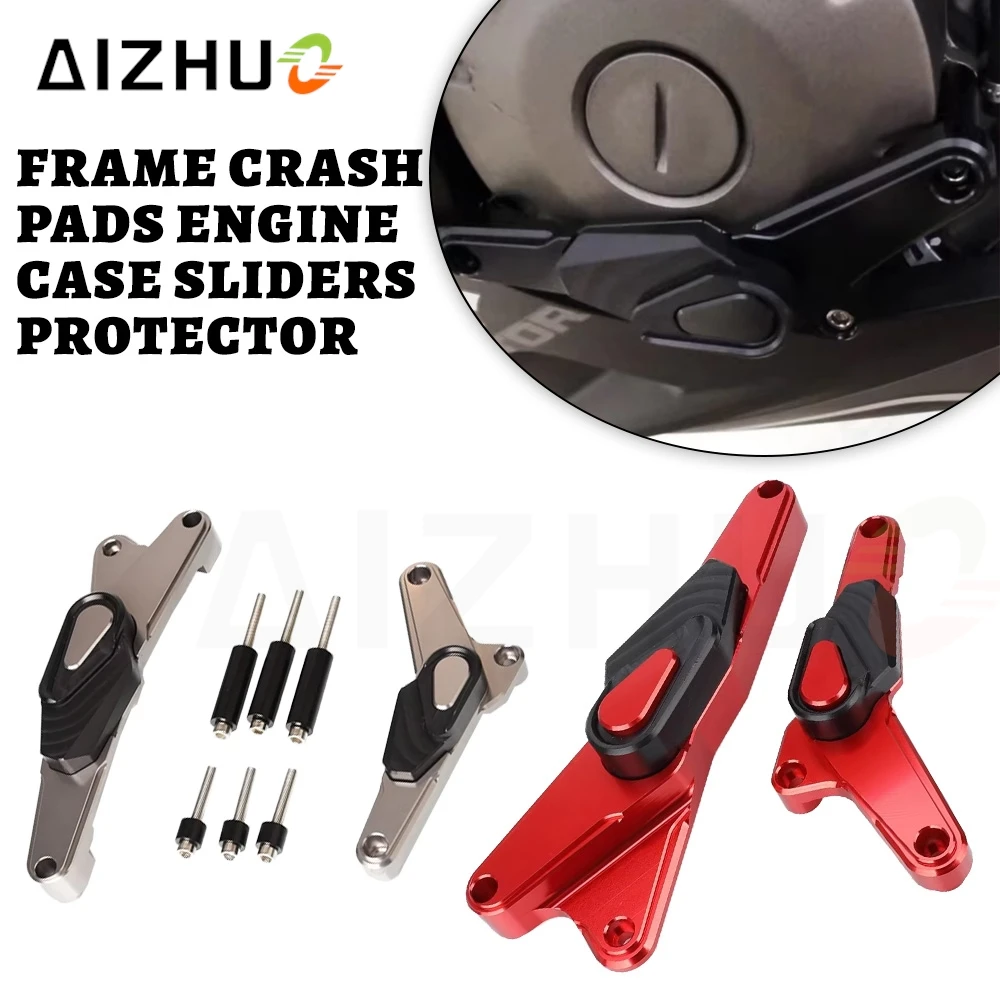 For Benelli TNT600i BN600 TNT 600i For QJMOTOR SRK600 600RR TRK600 Frame Crash Pads Engine Case Sliders Protector TRK SRK 600 RR