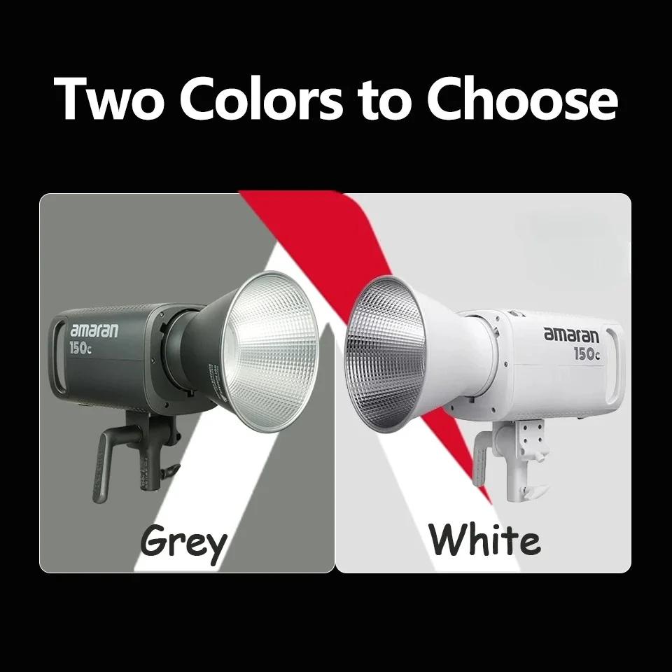 Aputure 150c 150W RGBWW Luz de vídeo LED de estudio con fuente de alimentación AC DC Control Bluetooth para cineasta de Aputure CRI 95 TLCI 95