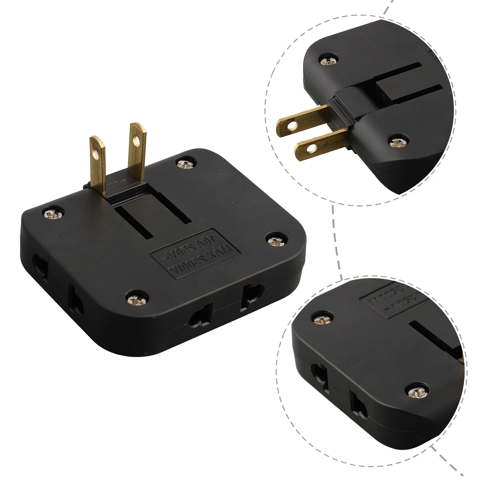 AC Power Outlet Power Outlet Does Not Take Up Space Flame Retardant Convertible Extension Complete Machine List Power Outlet