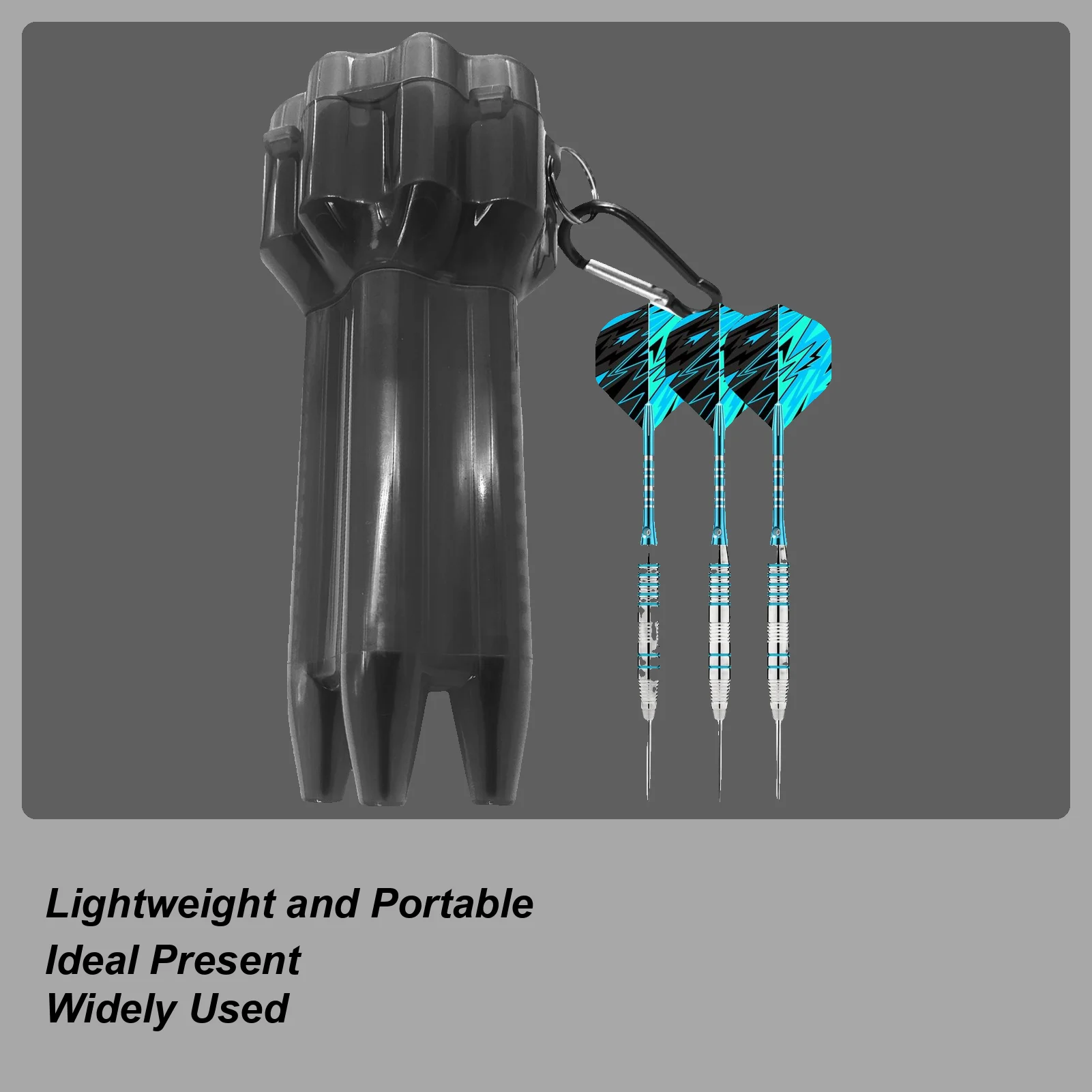 

Чехол для дартса, держатель для валов, коробка с регулируемой длиной, портативный чехол для 3 дротиков для домашнего ресторана, тренировок на открытом воздухе, соревнований, гаража