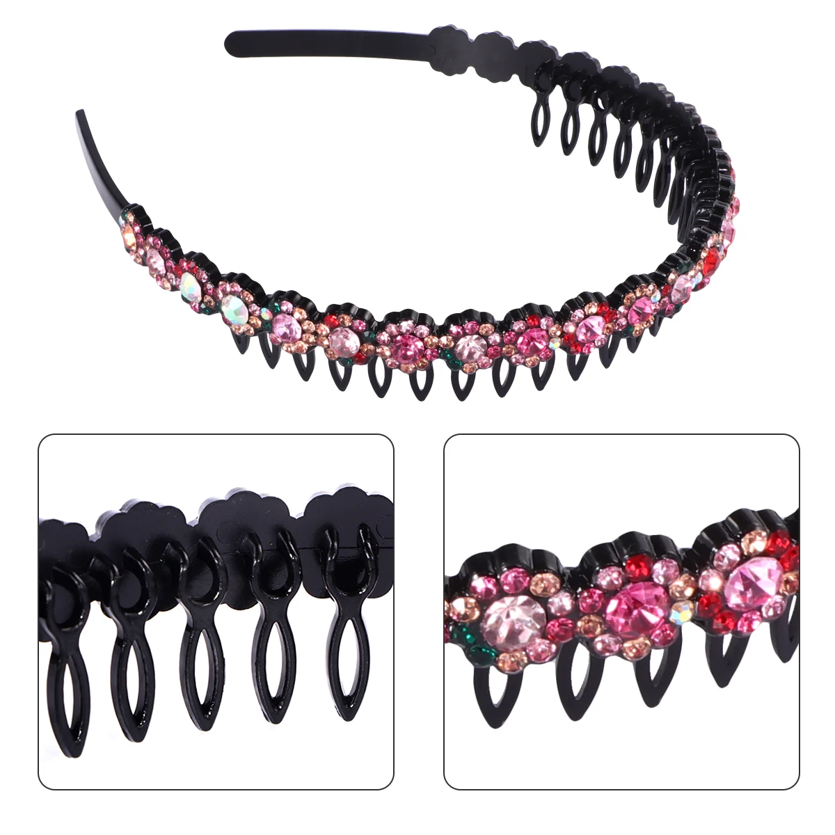 

Anti-Slip Hoops Durable Headwrap Headdress For Women White Stylish Hair Band Face Washing Party Hair Accessories