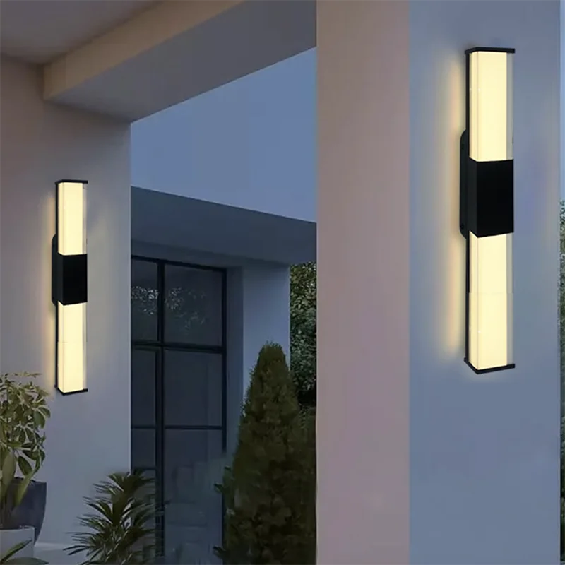 

Waterproof LED long wall light ip65 outdoor lighting garden country house balcony light interior wall bedroom living room light
