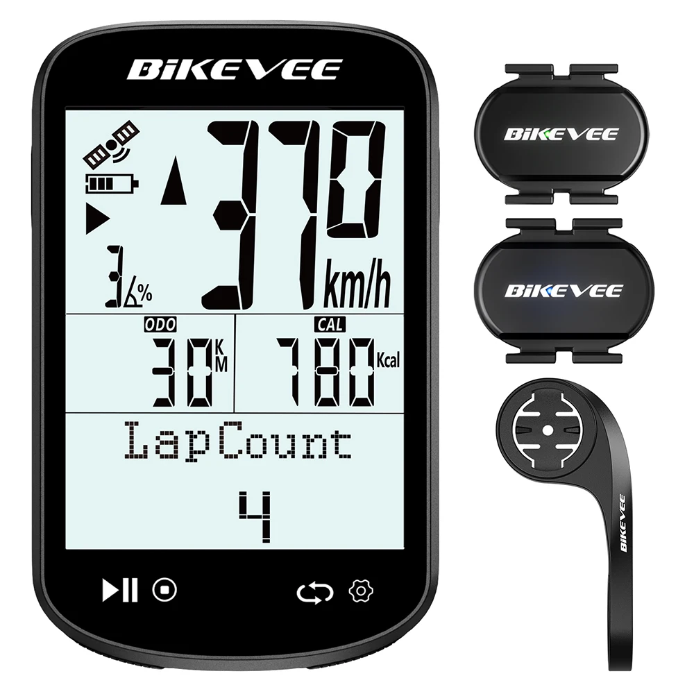 

Newest 2.6" 5.4 Bluetooth ANT+ Wireless GPS Bike Computer Smart Cycling Speedometer Odometer Tracker with Cadence Speed Sensor
