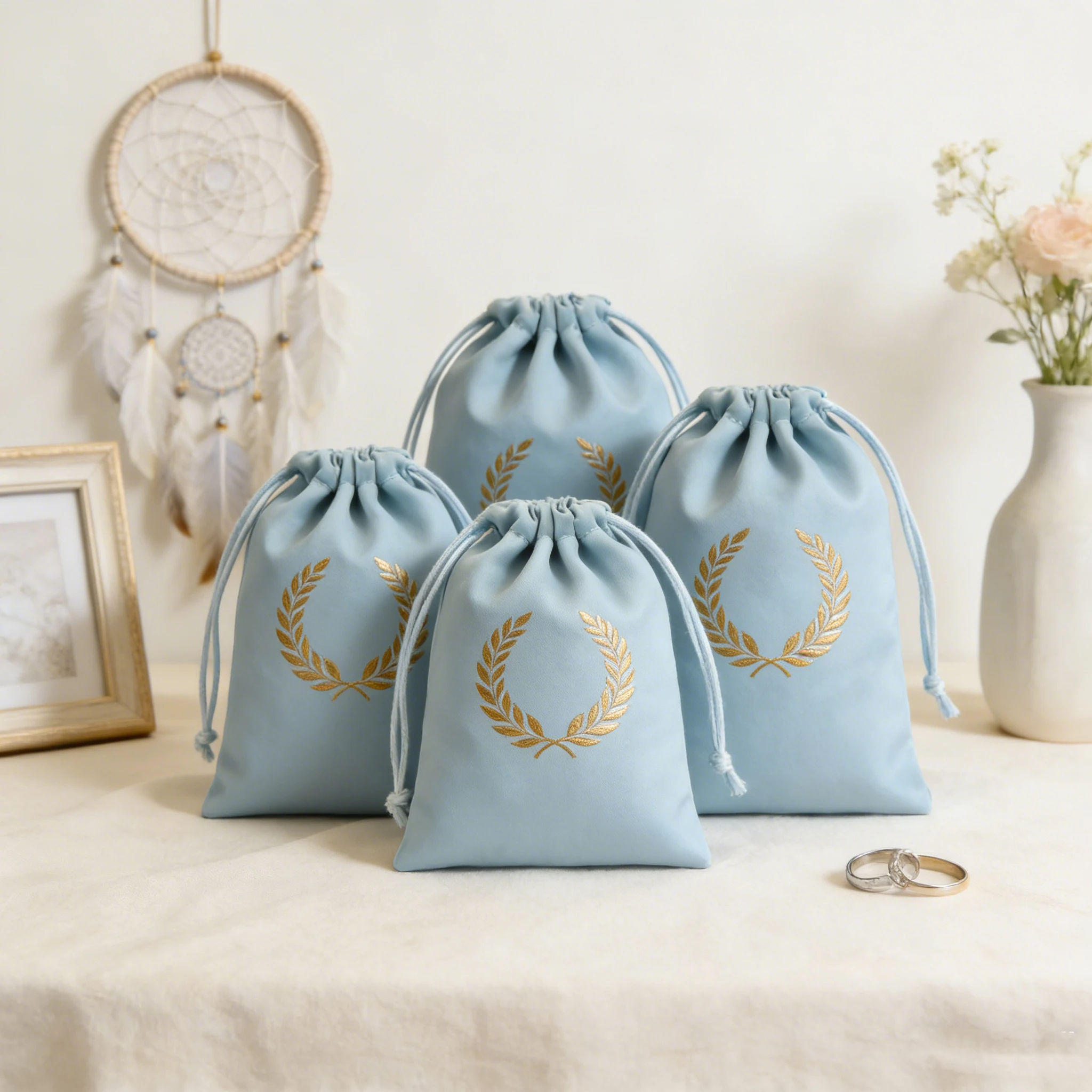 

50 шт. персонализированных шелковых атласных мешочков с логотипом для украшений, органайзер для путешествий и свадеб, упаковка для сережек, косметики, браслетов, колец