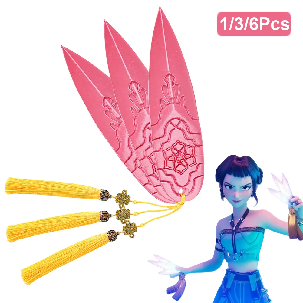 

1/3/6Pcs Demon Hunter of KPop Zoey Dart Cosplay Prop For Women 2025 Cartoon Costume Accessories Woman Fancy Dress Roleplay Props