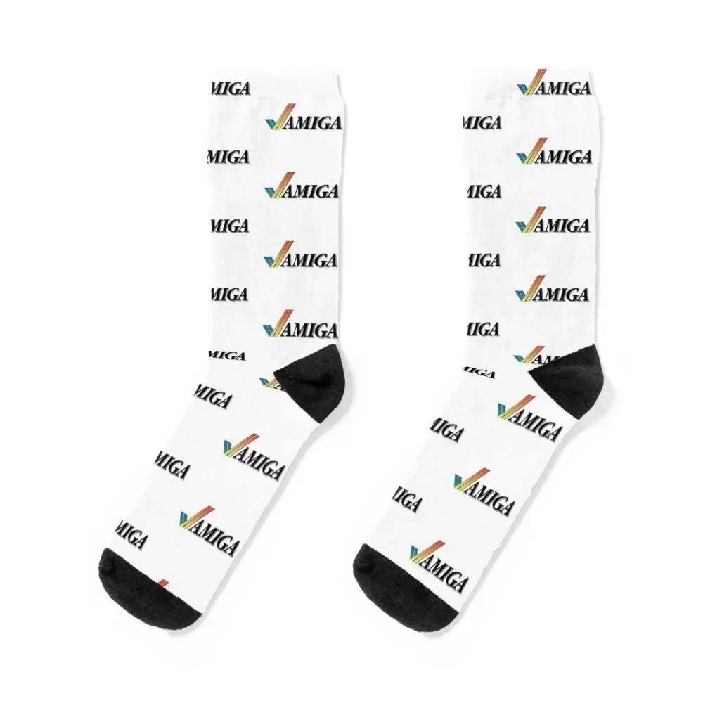 

Amiga Logo - Commodore Socks cool football summer Men's Men's Socks Luxury Women's