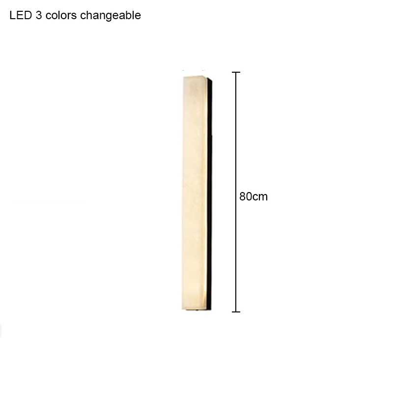 Italiaanse minimalistische marmeren wandlamp gang trap woonkamer achtergrond slaapkamer nachtkastje stripverlichting
