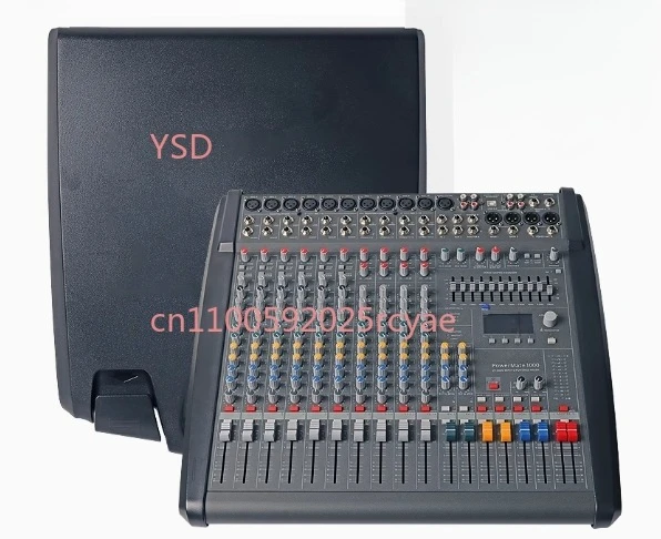 

PM1000 3, двойной DSP-микшер с реверберацией, сценический микшер, интегрированный с усилителем мощности