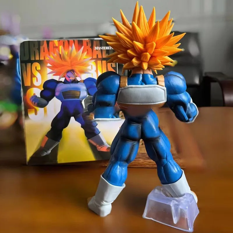 Em estoque genuíno anime dragon ball z super troncos figura de ação pvc super saiyan gotenk figuras coleção modelo brinquedo presentes