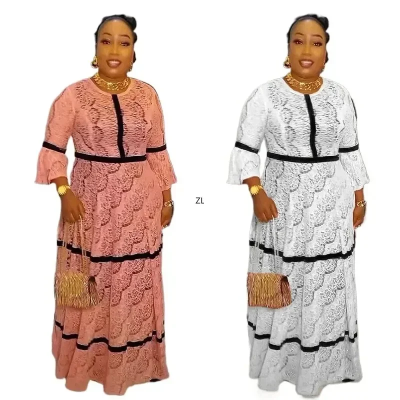 

African Dresses For Women New Polyester Vetement Femme Dashiki Plus Size Dress Africa Clothes Dashiki Ankara Ladies Dresses