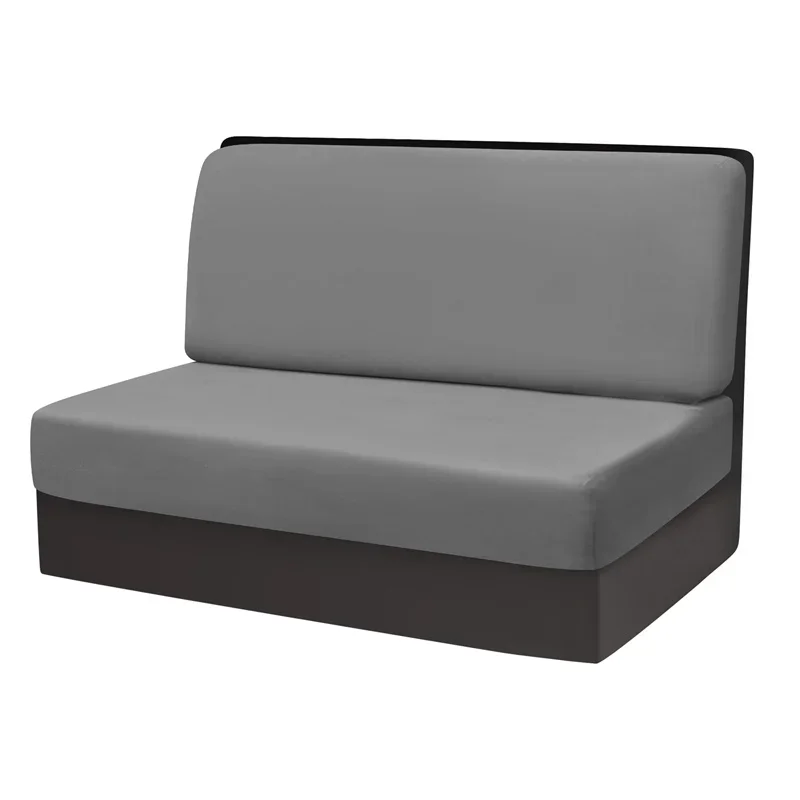 2 stks/set Stretch Fluwelen Bankbank Cover RV Dinette Kussenhoezen Zachte Sofa Rugleuning Cover voor RV Camper Auto Decor