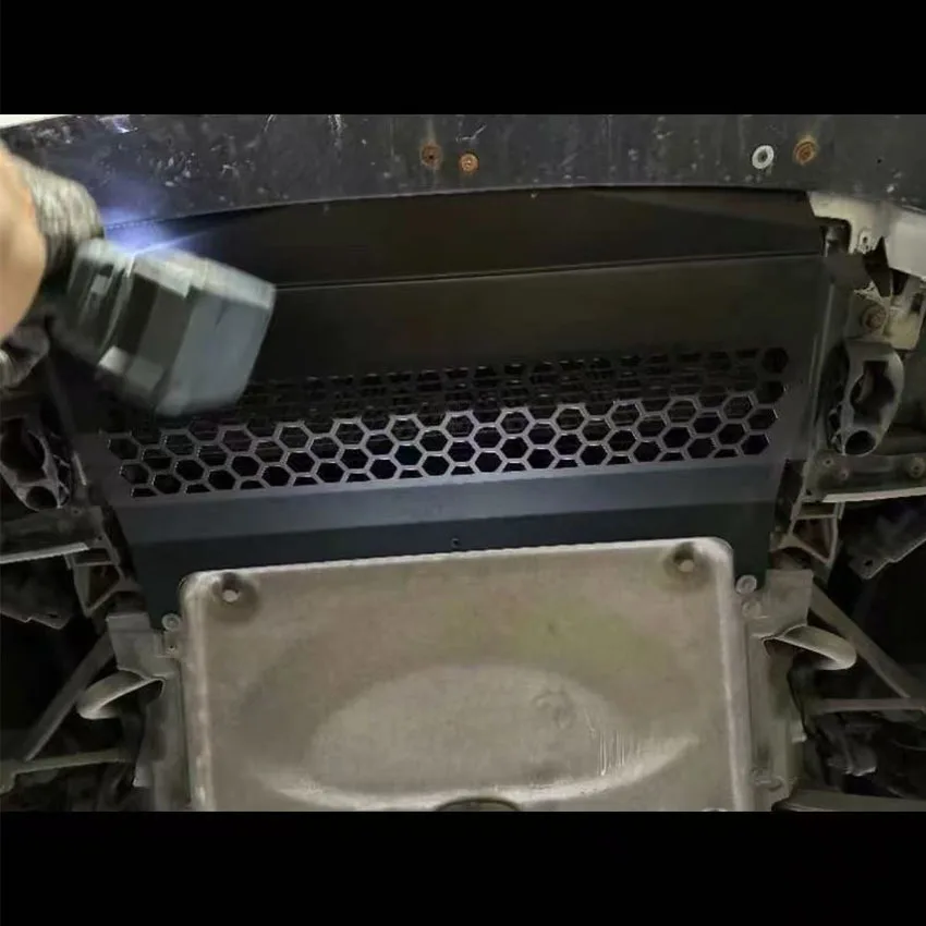 For BMW F8X M3 F80 M4 F82 F83 15-20 S55 Engine 3.0L Magnesium Aluminum Alloy Oil Cooler Skid Plate Car Engine Lower Guard Plate