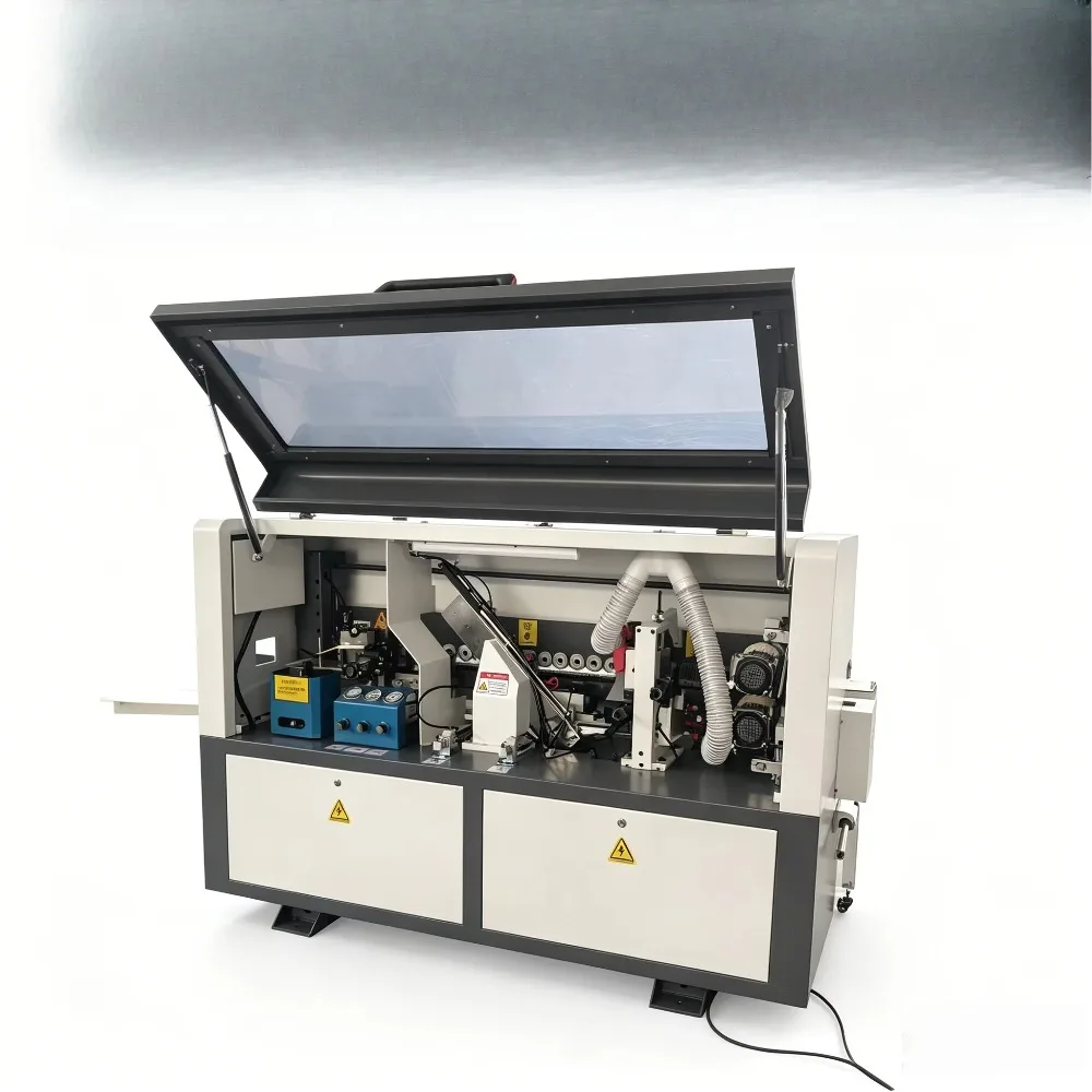 Board Woodworking Pvc Plate Edge Banding  Bander Gluing Machine Wpc Wood Based Panels Machinery for Kitchen Cabinet Door
