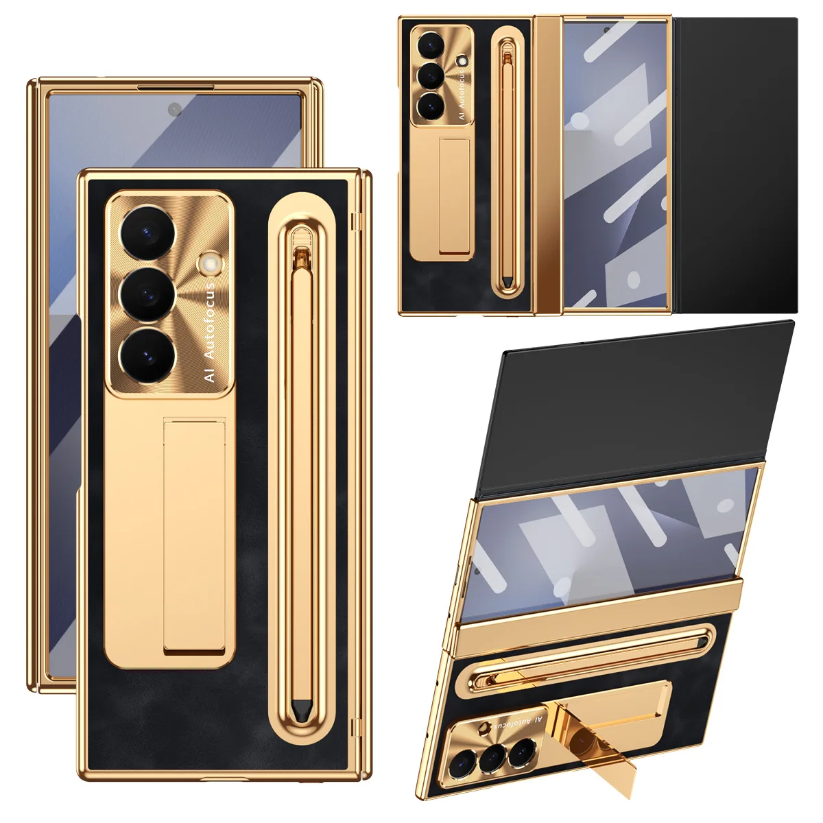 

case for Samsung TriFold Hinge-protected pen slot shell with integrated full-wrap shockproof protective case tough shell plain