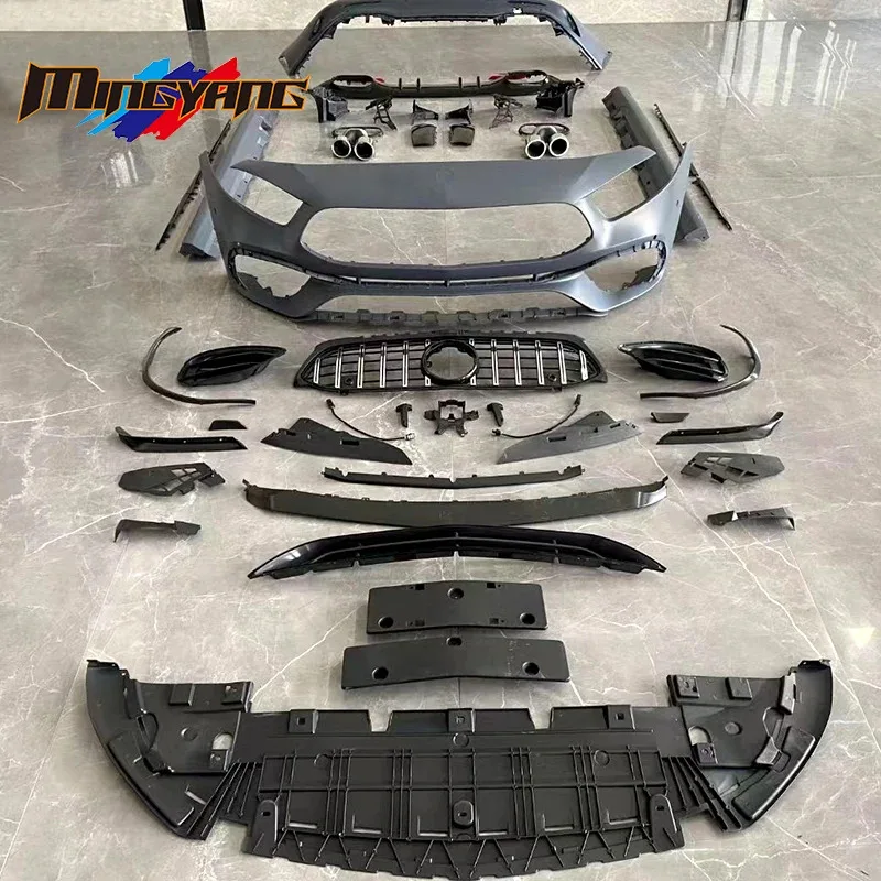 

High Quality A45 Design Car Bumpers Body Kit for W177 Sedan A200 2019 Bodykit
