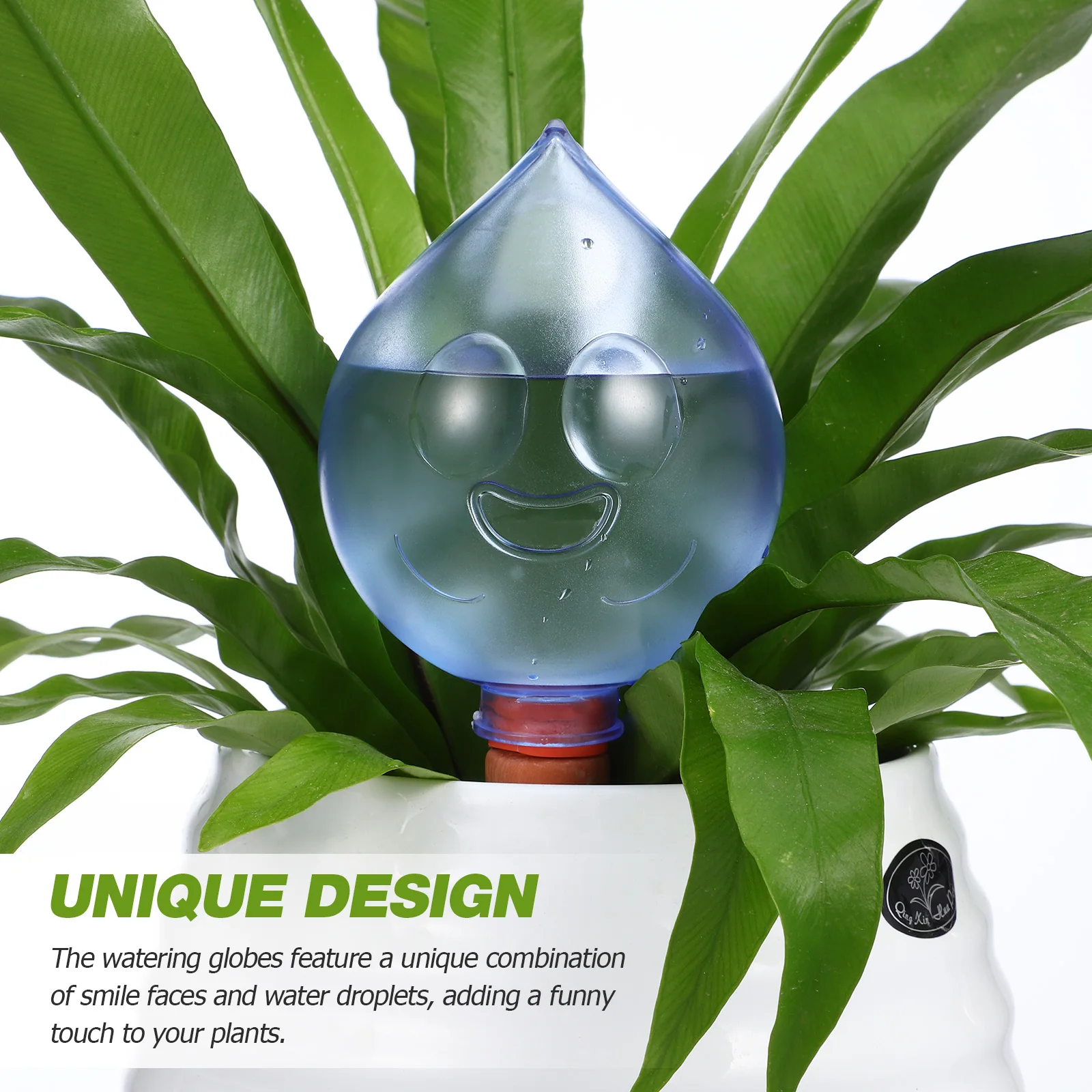 

3 pcs Automatic Watering Device Smile Face Dripper Plant Globes for Indoor Plants Self Watering Gardening Supplies Irrigation