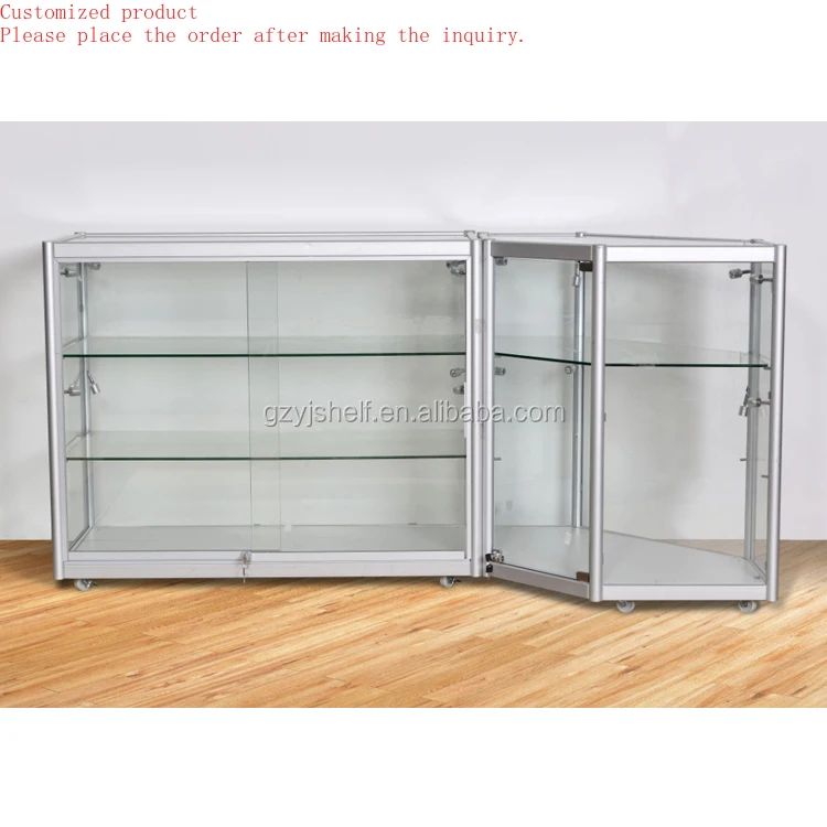 

Custom.Wholesale Frame Style Tempered Glass Store Mobile Phone Display showcase