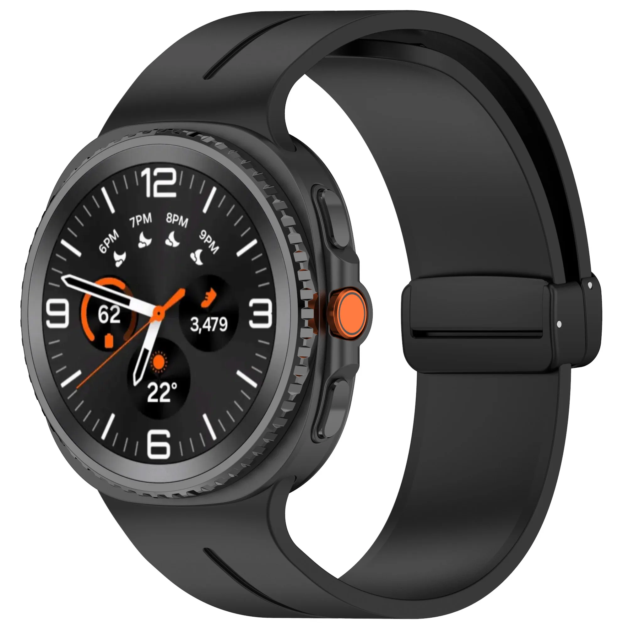 Silikonarmband für Samsung Galaxy Watch 8 9 40mm 44mm Magnetverschluss Uhrenarmband für Samsung Galaxy Watch 8 Classic 46mm Correa – Detail 16