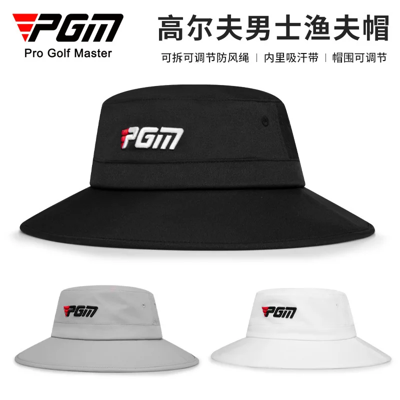 PGM Men/Women Golf Hat Adjustable Windproof Rope Cap Waist Sweat-absorbing Band Fisherman Hats MZ059