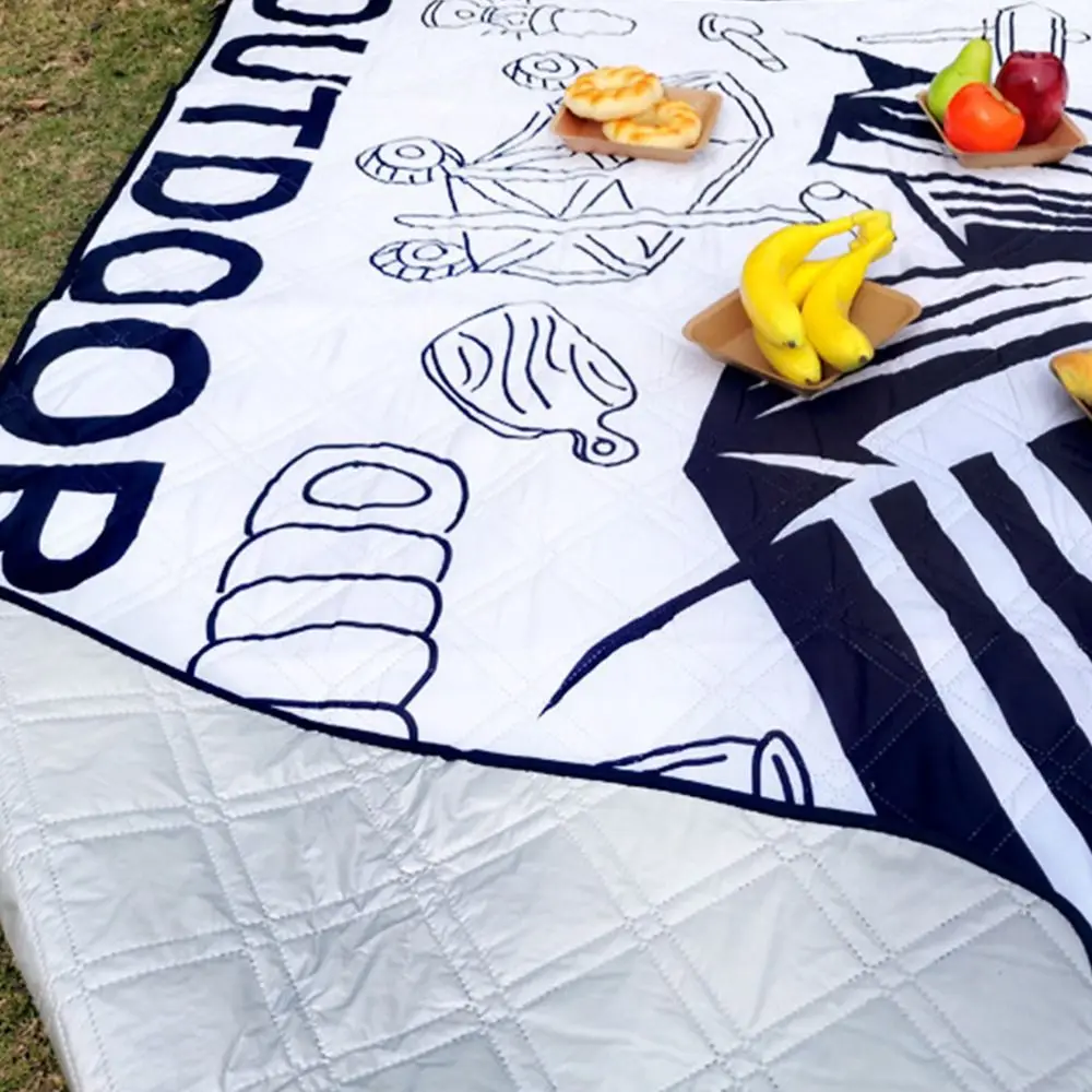 

Collapsible Outdoor Picnic Mat Comfortable Waterproof Camping Mat Portable Moisture-Proof Picnic Carpet Camping Equipment