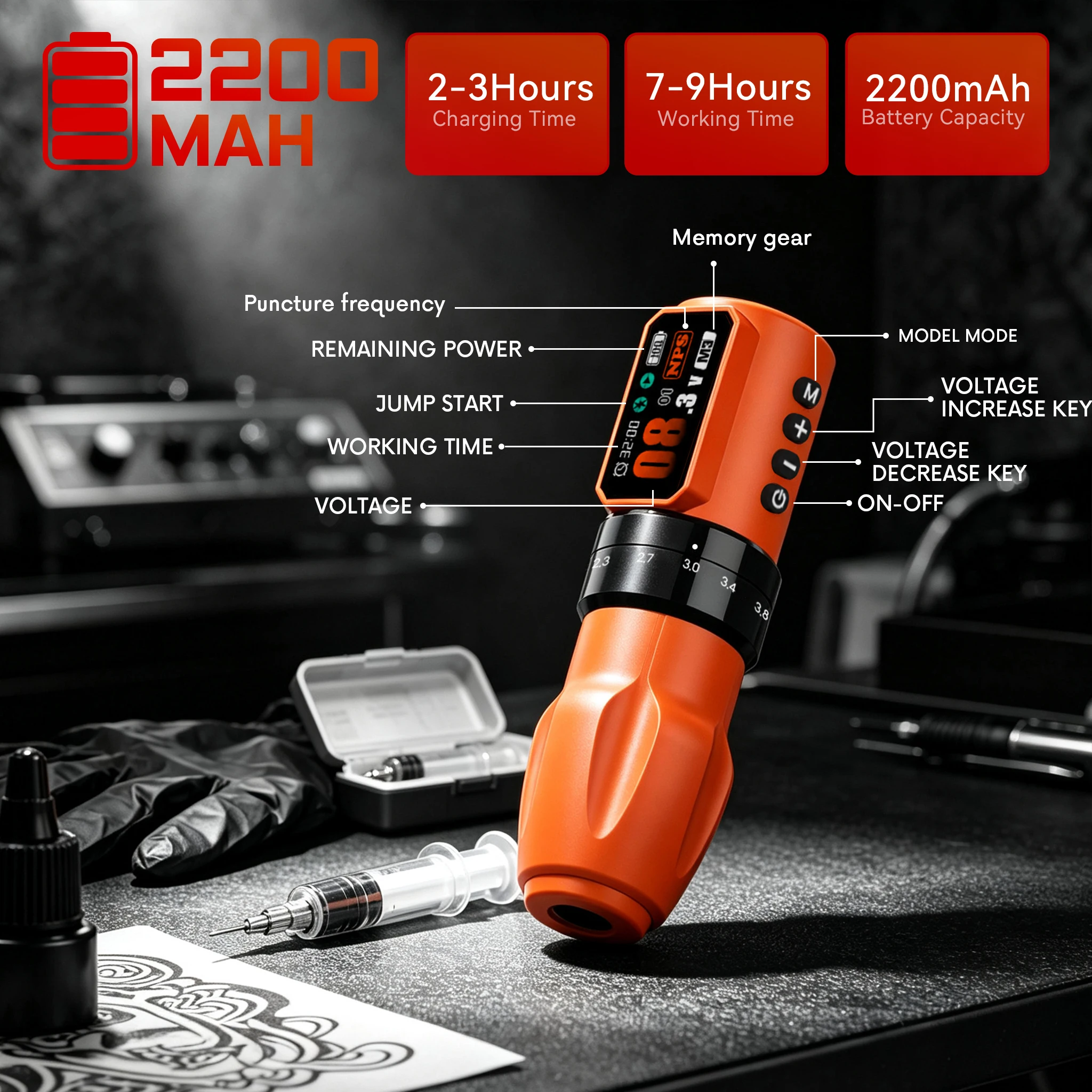 Thumbnail 2 - #3 Cheap Wireless Tattoo Machines Worth Buying