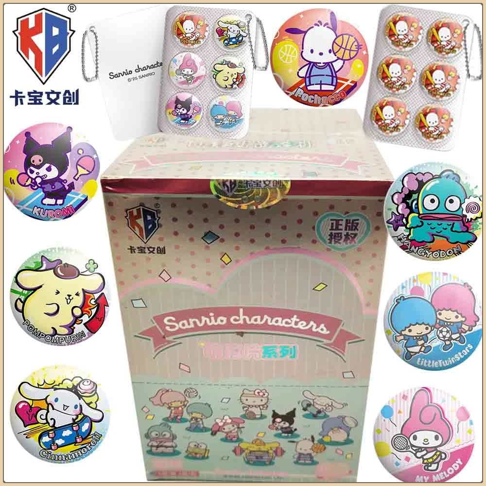 

New Kabao Sanrio Characters Collection Badge Cute Cartoon Celebrity Peripheral Brooches for Bag Pendant Accessories Fans Gifts