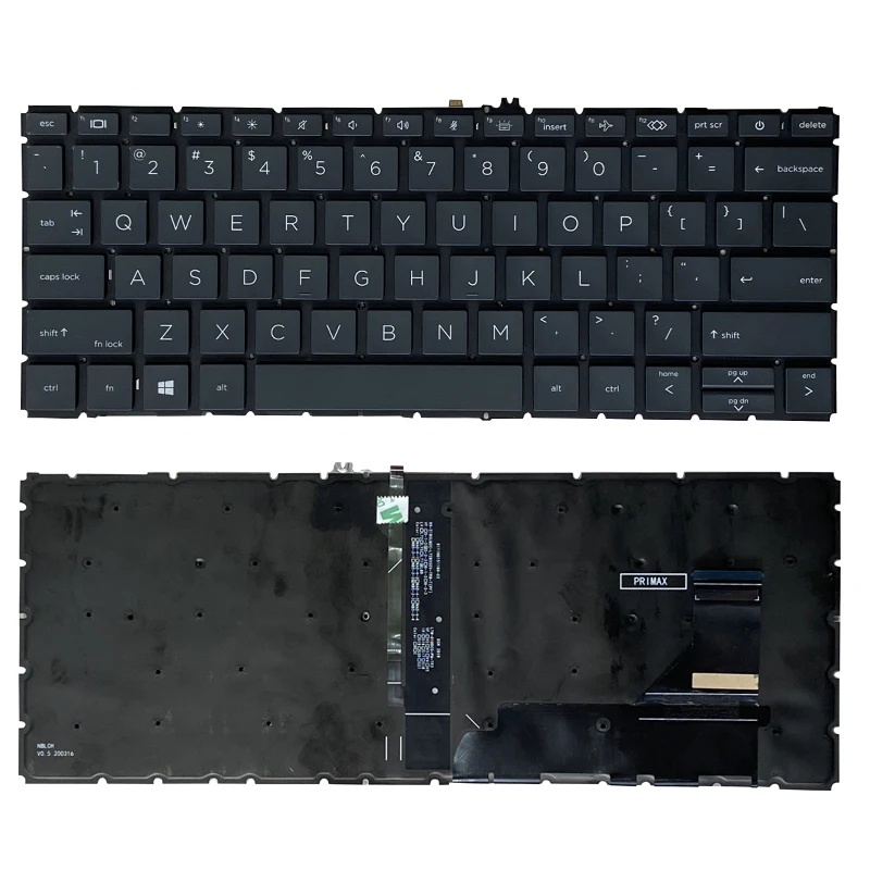 

NEW ORIGINAL US English Keyboard for HP ELITEBOOK 830 G7 835 735 G7 G8 HSN-I37 13.3'' Backlit Black