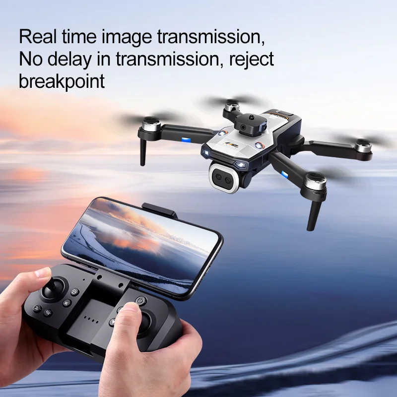 LU2 Drohne 4K Dual Motorisierte Kamera + Intelligente Hindernisvermeidung Optischer Hover + Waypoint Flight One-Touch Takeoff/Rückführung HD Vlog