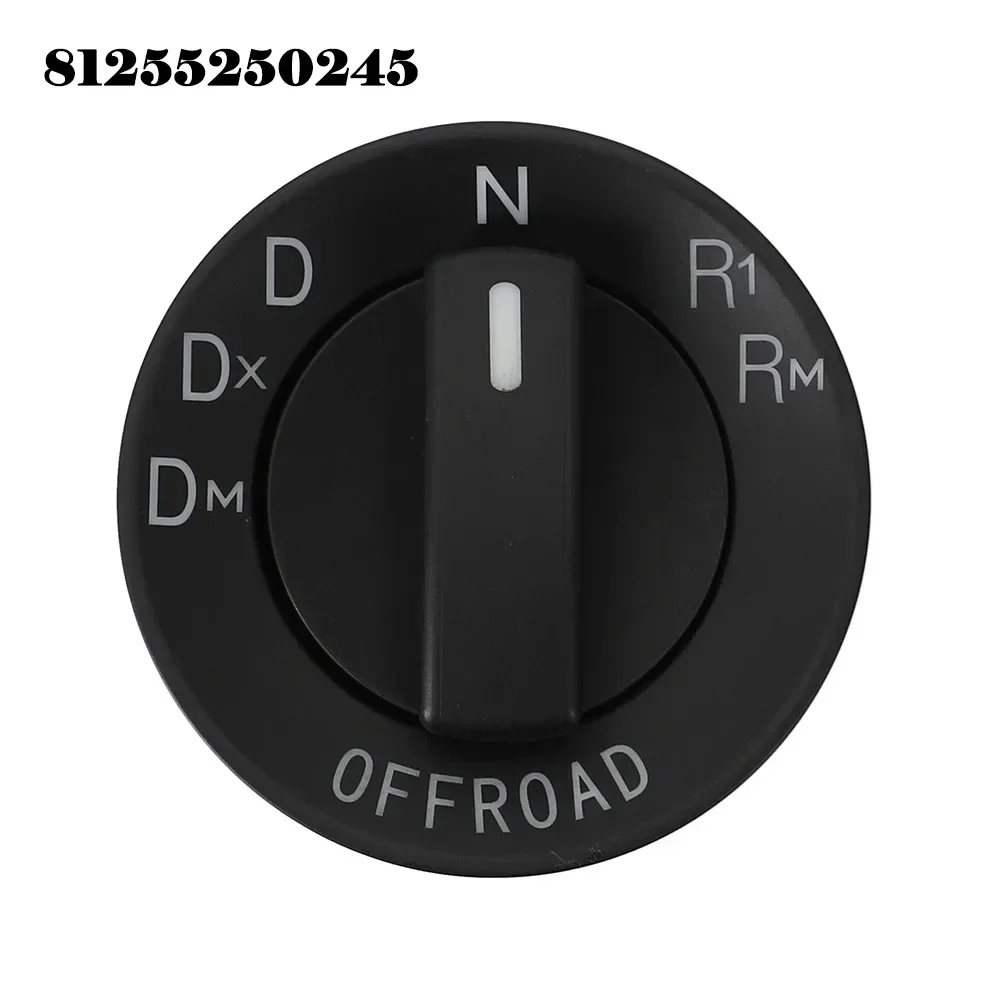 

Car Rotary Switch Plastic Black For MAN TGA / TGX Truck Switch 81255250245 Interior Accessories Replacements